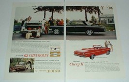 1962 Chevrolet Impala, Monza, Nova Convertible Car Ad - £14.73 GBP