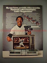 1980 Panasonic Omnivision Ad w/ Reggie Jackson, NICE!! - $18.49