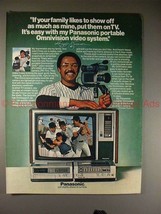 1981 Panasonic Omnivision System Ad w/ Reggie Jackson!! - $18.49