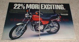 1981 Kawasaki 305CSR Motorcycle 2-page Ad, Exciting!! - $14.99