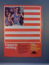 1982 Kappa Sportswear Ad w/ Edwin Moses - Winning!! - $18.49