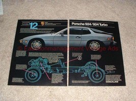 1981 Porsche 924 / 924 Turbo 2-page Ad, NICE!! - £14.78 GBP