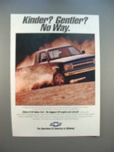 1991 Chevrolet S-10 Tahoe 4x4 Truck Ad - Kinder? - $18.49