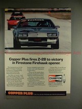 1985 Champion Sparks Plug Ad w/ Chevy Camaro Z-28!! - $18.49