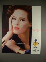 1988 Guerlain Shalimar Perfume Ad w/ Gabrielle Lazure!! - £14.50 GBP