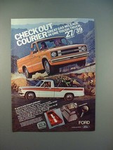 1981 Ford Courier Truck Ad - Great Gas Mileage - £14.44 GBP