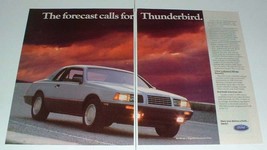 1986 Ford Thunderbird Car Ad - Forecast Calls - £14.48 GBP