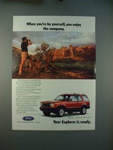 1990 Ford 2-Door Explorer Ad - Enjoy the Company - £14.54 GBP