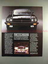 1988 Jaguar XJ-S &amp; XJR-8 Car Ad - Silence &amp; Swiftness!! - £14.44 GBP