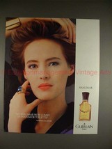 1988 Shalimar Parfum de Toilette Ad w/ Gabrielle Lazure - £14.76 GBP