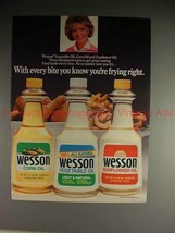 1988 Wesson Oil Ad w/ Florence Henderson - Frying Right - $18.49