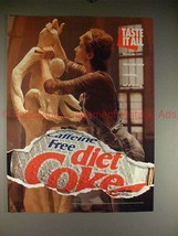 1993 Coke Coca-Cola Diet Caffiene Free Ad, Sculptor!! - £14.46 GBP