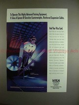 1993 VISA card Ad w/ Jim Holland - Olympic Ski Jumper!! - $18.49