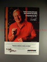 1993 Rayovac Battery Ad w/ Arnold Palmer, Improved! - £14.55 GBP