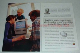 1994 2pg Apple Macintosh Computer Ad - Not By The Book! - £14.59 GBP