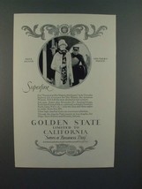 1926 Rock Island System Golden State Limited Train Ad - Superfine - £13.82 GBP