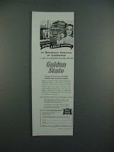 1955 Rock Island System Golden State Train Ad - £14.53 GBP