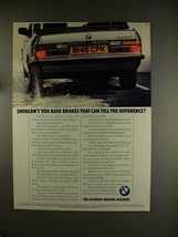 1984 BMW ABS Brakes Ad, featuring 528iSE Car! - $18.49