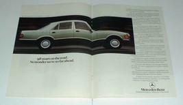 1984 2-page Mercedes S-class Car Ad - So Far Ahead! - £14.78 GBP