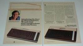 1984 2-page Atari 600XL and 800XL Computer Ad, w/ Alan Alda! - $14.99