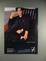 2004 Zegna Clothes Ad w/ Adrien Brody - £14.46 GBP