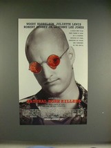 1994 Natural Born Killers Movie Ad - Woody Harrelson - £14.65 GBP