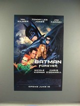 1995 Batman Forever Movie Ad - Kilmer, Carrey, Kidman - £14.78 GBP