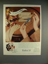 1958 Parker 51 Rolled Gold Cap Ben Ad - Birthday - £14.53 GBP