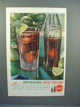 1962 Coke Coca-Cola Soda w/ Lime Ad - Zing! - £14.53 GBP