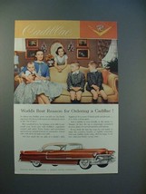1955 Cadillac Car Ad - Best Reason for Ordering - $18.49