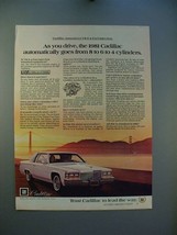 1981 Cadillac Car Ad - Automatically Goes - £14.77 GBP