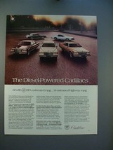 1980 Cadillac Car Ad - The Diesel-Powered - $18.49