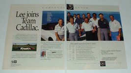 1991 Cadillac Car Ad w/ Arnold Palmer, Lee Trevino + - $18.49
