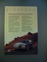 1981 Cadillac Eldorado Car Ad - More Going For It - $18.49