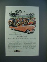 1955 Chevrolet Bel Air Convertible Car Ad - Thunder! - £14.77 GBP