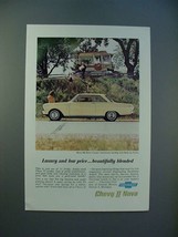 1962 Chevrolet Chevy II Nova 400 Sport Coupe Car Ad - £14.55 GBP