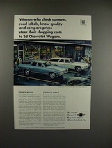 1968 Chevrolet Chevelle Malibu, Impala Wagon Ad - £14.54 GBP