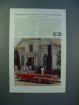 1960 Chevrolet Impala Convertible Car Ad, Tender Lovin&#39; - £14.48 GBP