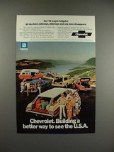 1972 Chevrolet Sportvan Suburban Vega Chevelle Wagon Ad - £13.81 GBP