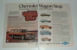 1977 Chevrolet Caprice, Vega, Chevelle, Blazer Wagon Ad - $18.49