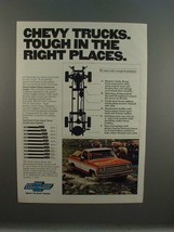1977 Chevrolet Chevy Trucks Ad - Tough in Right Places - £14.45 GBP