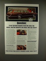 1971 Dodge Coronet Wagon Ad - Why Pay More? - $18.49