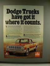 1976 Dodge D-100 Adventurer Pickup Truck Ad - Got it - $18.49
