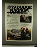 1979 Dodge Magnum Ad - Not Your Average Family Car - £14.73 GBP