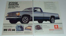 1987 Dodge Dakota Truck Ad - First Mid-Sized Ever Made - £14.65 GBP