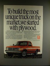 1990 Dodge Dakot 4x2 Truck Ad - Build Unique! - $18.49