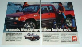 1987 Dodge Ram 50 Sports Cab Truck Ad - Inside Out - £14.46 GBP