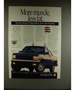 1991 Dodge Dakota 4x4 Sport Truck Ad - More Muscle - £14.73 GBP