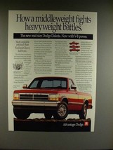 1991 Dodge Dakota 4x2 V-8 Truck Ad - Heavyweight - £14.78 GBP