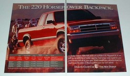 1993 Dodge Dakota Club Cab Truck Ad - 220 Horsepower - £14.53 GBP
